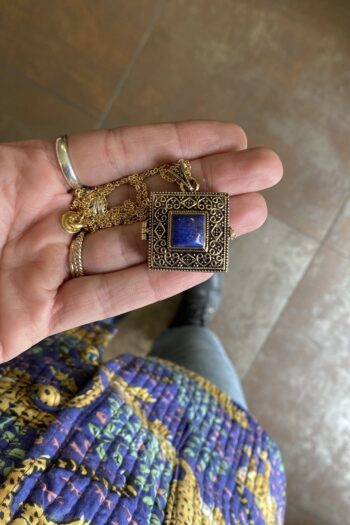 Collana scatoletta - ciondolo apribile Lapis