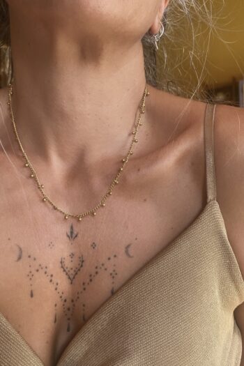 Collana piccole sfere • oro