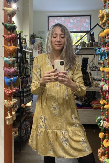 Abito Corto Piccoli Fiori