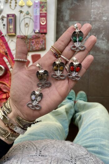 Ciondolo Cobra • Pietra Dura