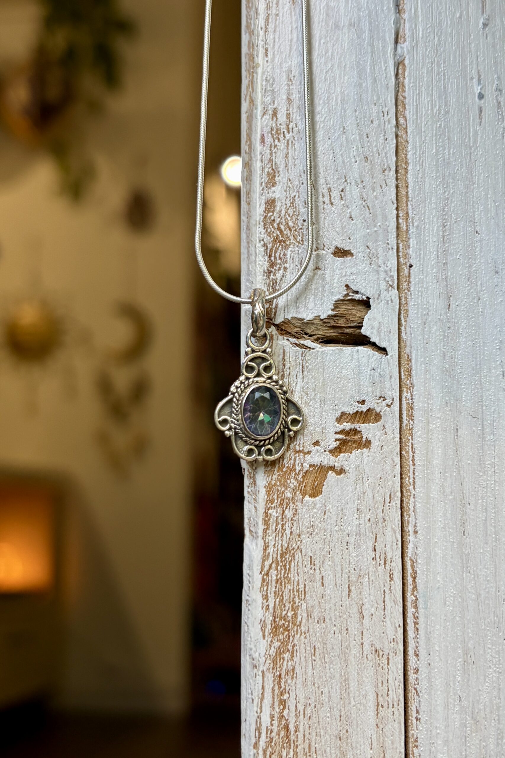 Collana Pietra Topazio Mistico