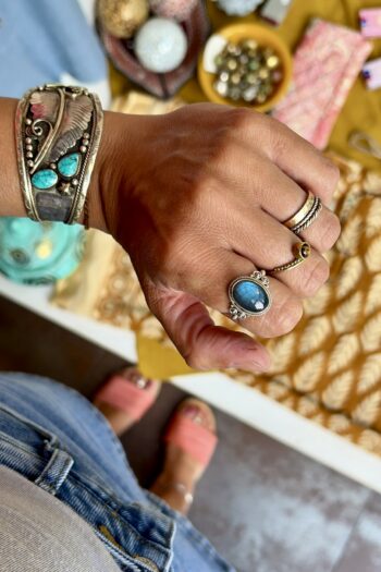 Anello Labradorite ✨misura 14.5