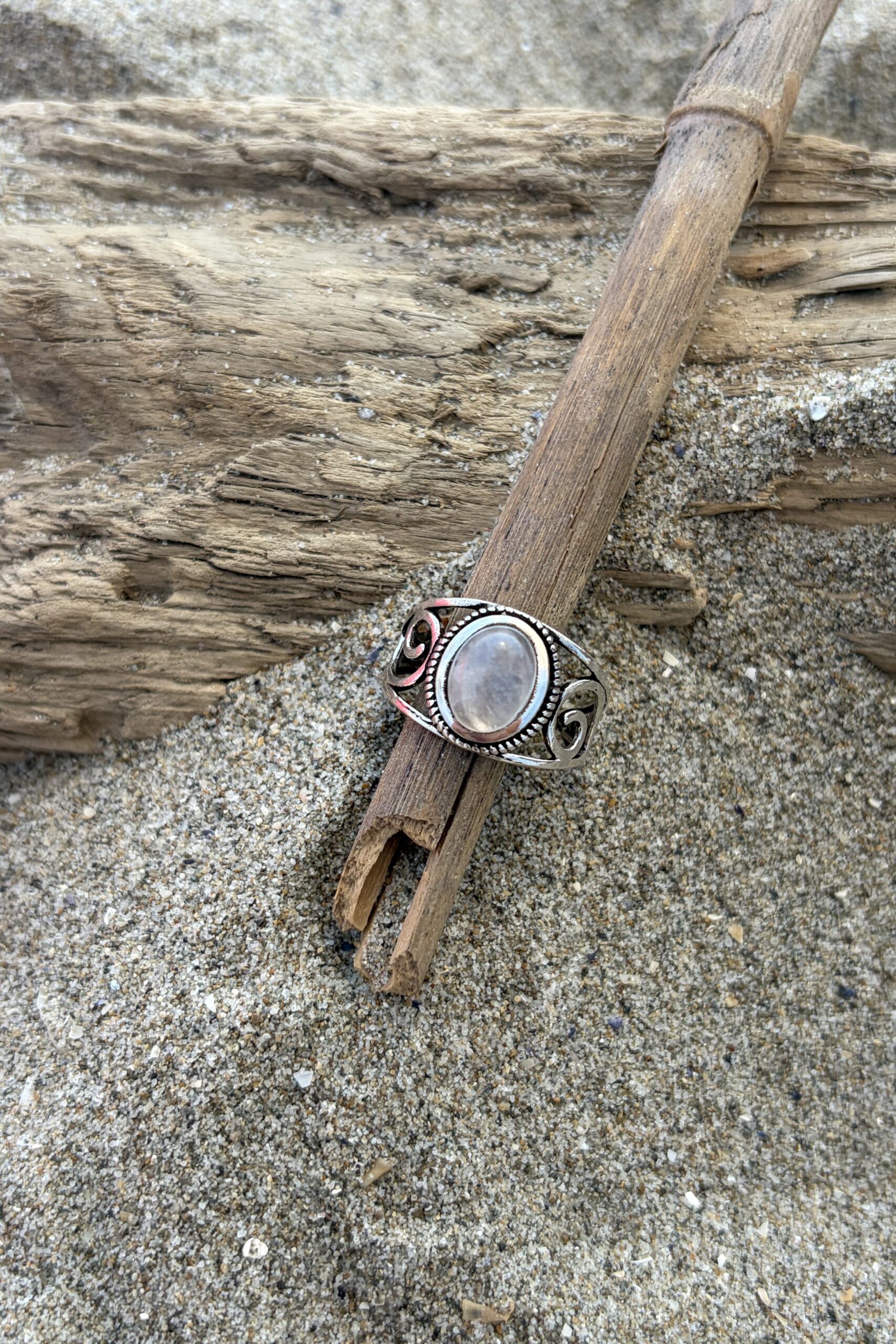 Anello in Argento e Pietra di Luna 🌙