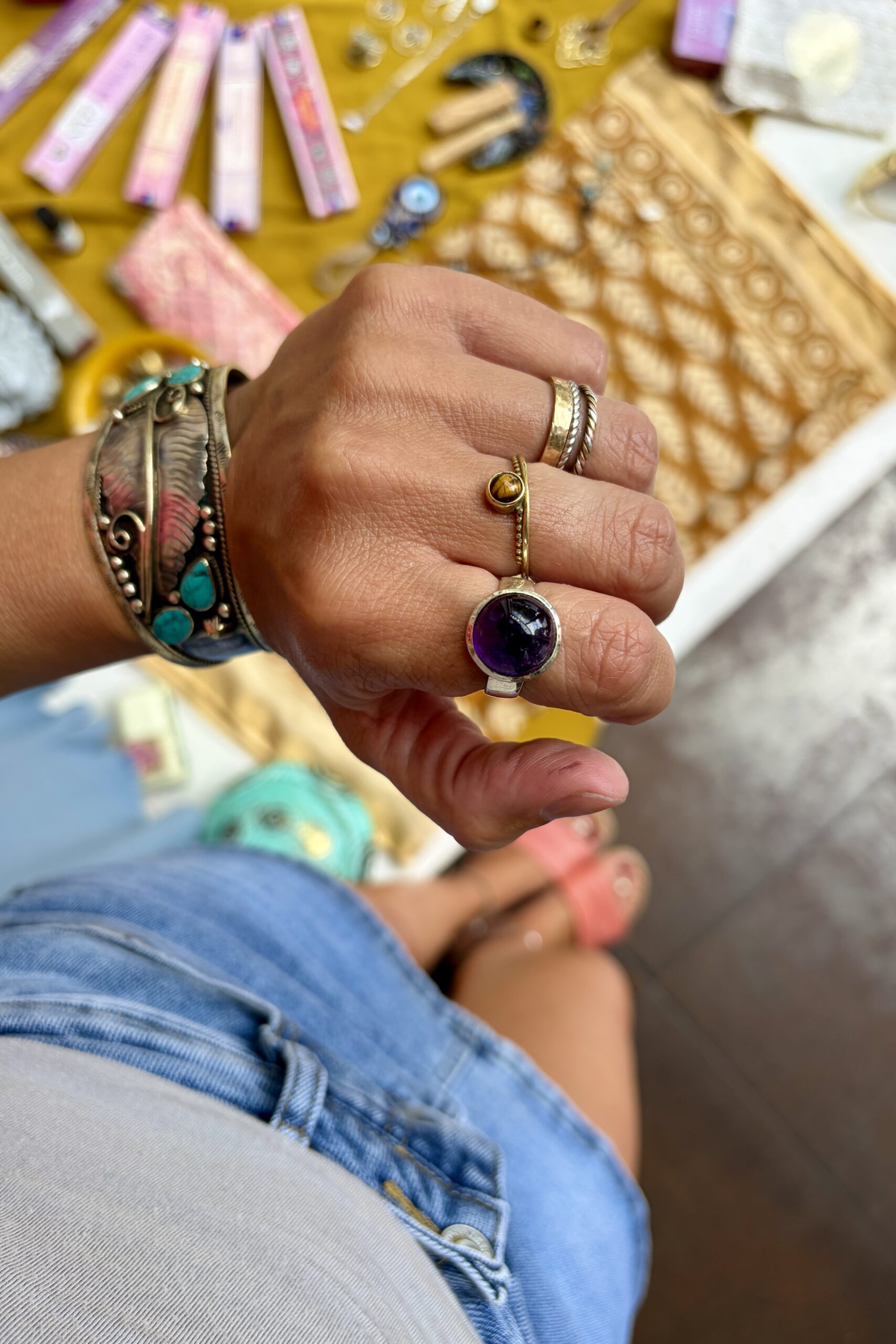Anello in Argento e Ametista