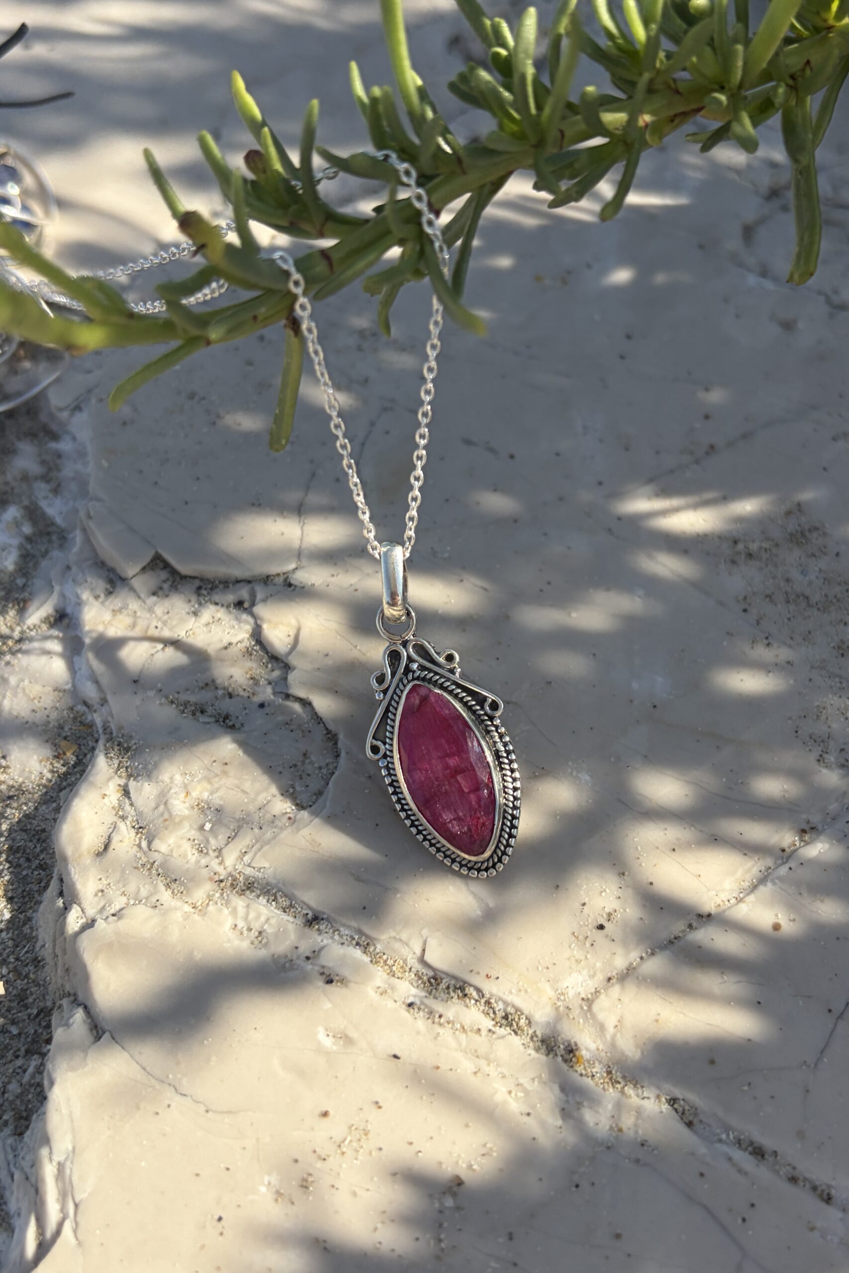 Collana Radice di Rubino