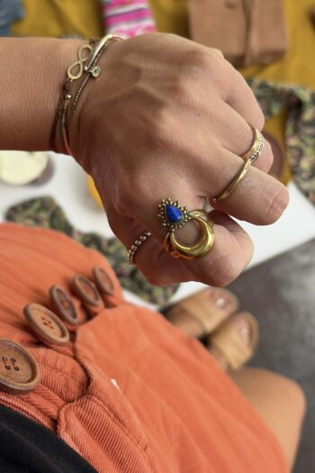 Anello Mezzaluna e Lapis 🌙 misura 19