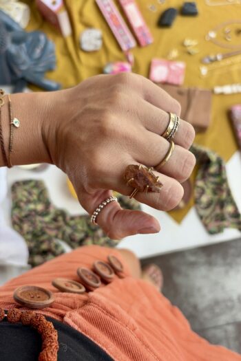 Anello Pietra del 🌞 regolabile