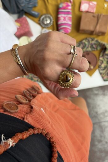 Anello Occhio di Tigre 🌙 misura 19