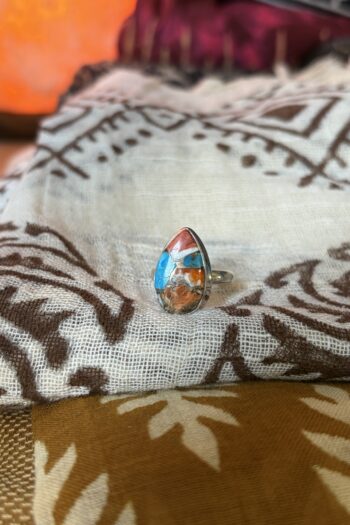 Anello turchese Spiny Oyster • misura 17