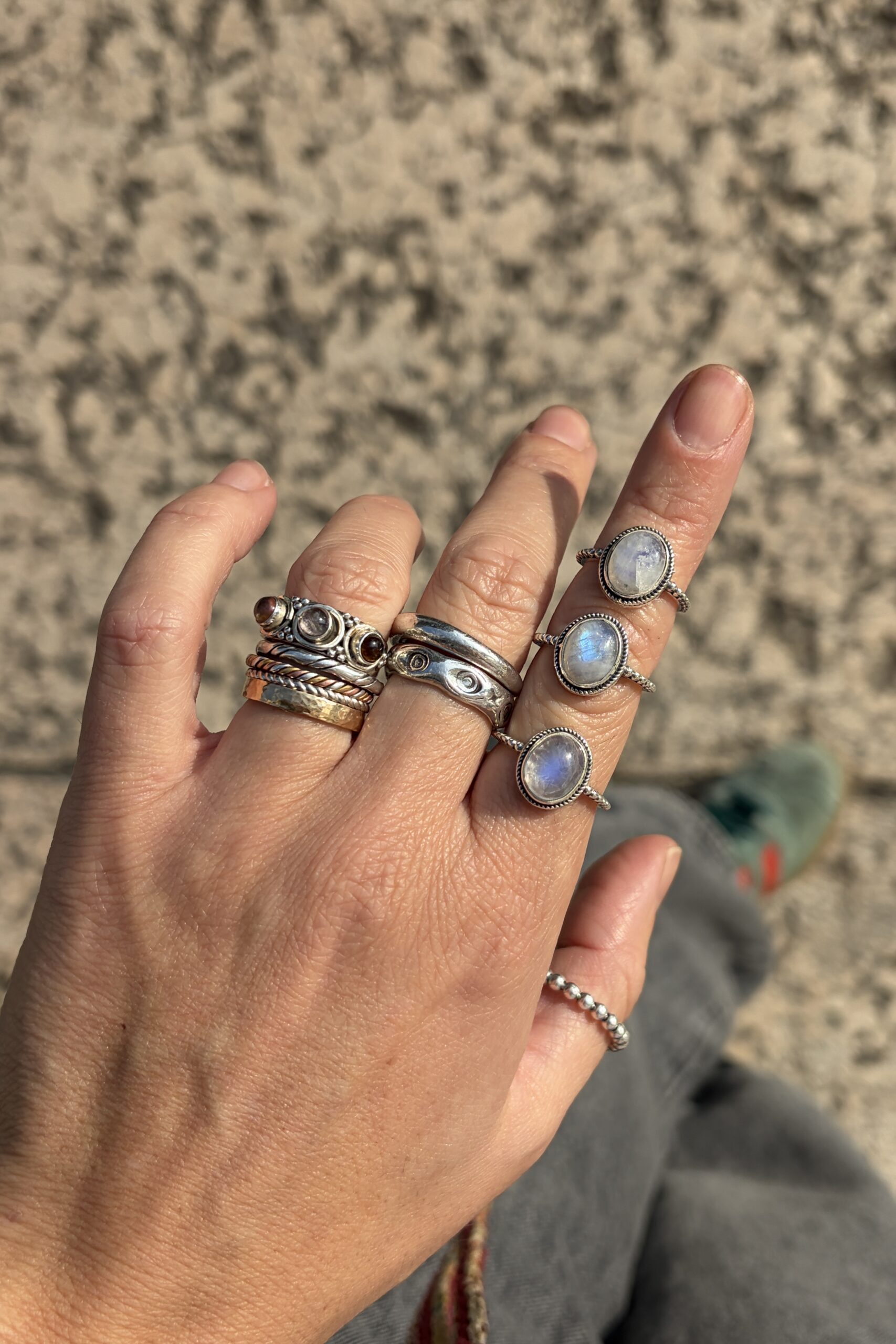 Anello Pietra di Luna