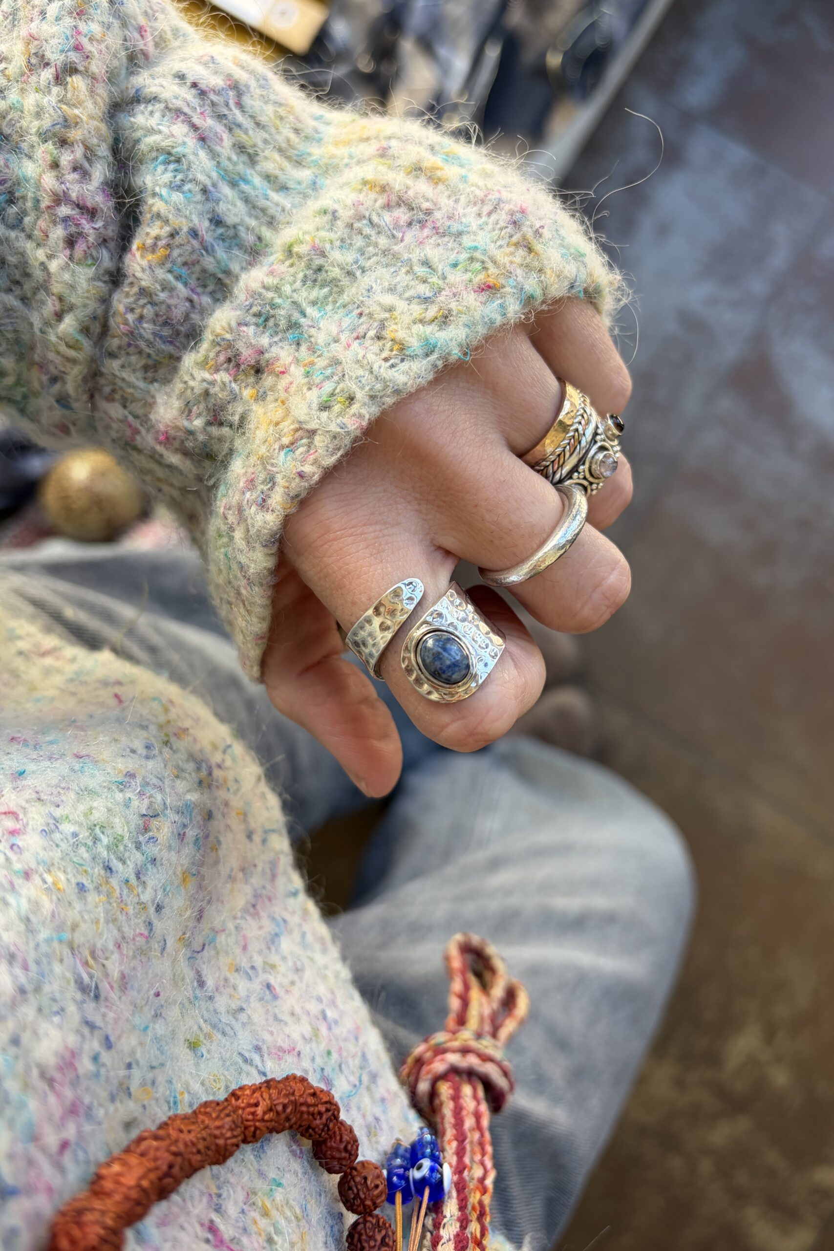 Anello Argento Regolabile • Lapis